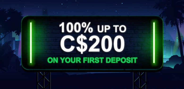 Mr Vegas Casino 100% up to $ 200 sign-up bonus