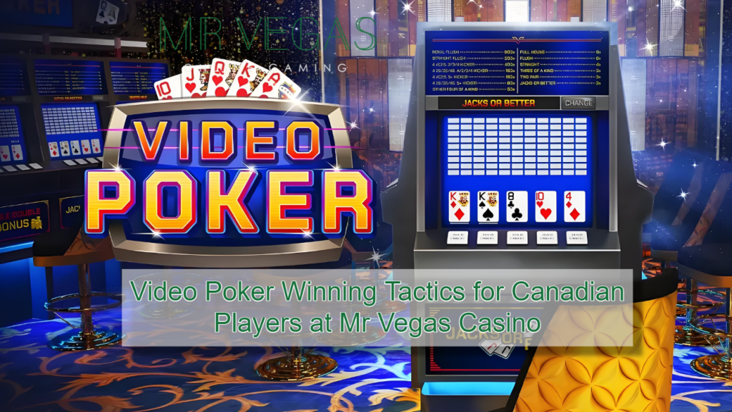 Video Poker Winning Tactics for Canadian Players at Mr Vegas Casino